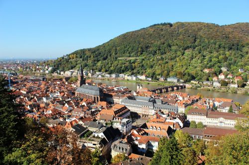 Heidelbergas,  Kraštovaizdis,  Vokietija,  Kelionė,  Pritraukimas,  Upė,  Istorinis