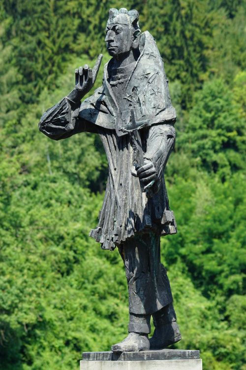 Šventasis Nepomukas, Tilto Šventas, Bronzos Skulptūra, Globėjas, Rheinau, Zurich, Šveicarija