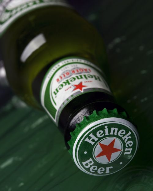 Heineken, Dangtelis, Butelis, Alkoholis, Alus, Žalias