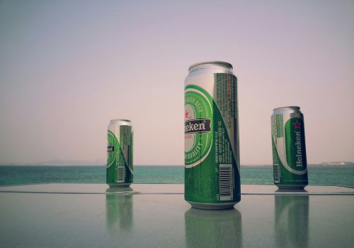 Heineken, Alus, Skardinės, Jūra