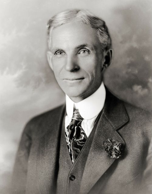 Henry Ford, Portretas, Vyras, Kostiumas, Kaklaraištis 1919, Juoda Ir Balta