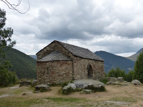 Hermitage, Romanesque, Paveldas, Slėnis Boí, Taull, Saint Quirc Pilorai Suvereni