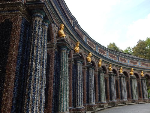 Ermitaż Bayreuth,  Bavarija,  Parkas,  Statyba,  Lankytinos Vietos