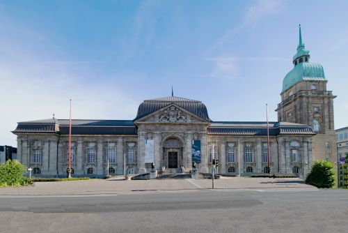Hessisches Landesmuseum, Darmštatas, Hesse, Vokietija, Pastatas, Senas Pastatas, Lankytinos Vietos, Meno Muziejus, Kultūra