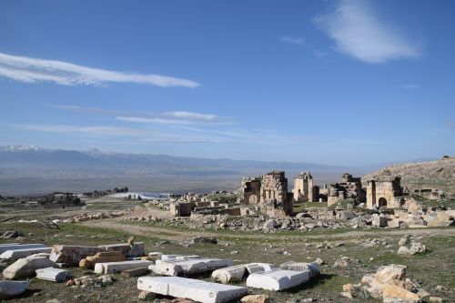 Fjergijos Hierapolis, Sugadinti, Senovės, Miestas, Pamukalė, Architektūra