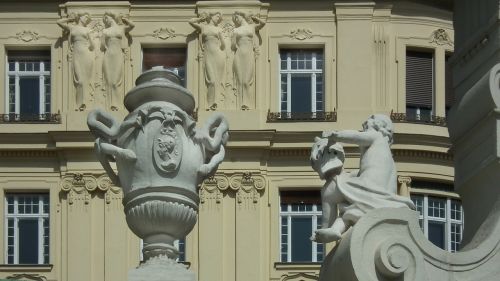 Aukštas Barokas, Art Nouveau, Fasadas, Vienna