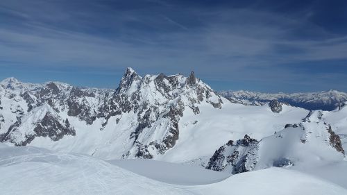Aukšti Kalnai, Chamonix, Grand Jorasses, Mont Blanc Group, Kalnai, Alpių, Aukščiausiojo Lygio Susitikimas, Sniegas, Aukštas, Kraštovaizdis, France, Žiemą, Alpinizmas, Šaltas