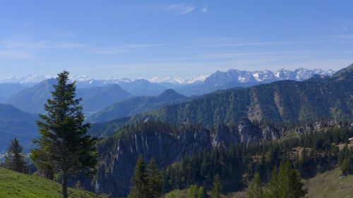 Aukšti Kalnai, Alpių, Panorama, Geras Vaizdas, Blautöne, Žaliųjų Atspalvių, Kraštovaizdis, Kalnai