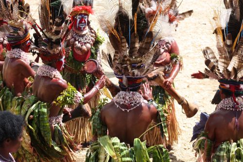 Highlands, Papua Naujoji Gvinėja, Gentys, Kaimas, Tradicinis, Kultūra, Kelionė, Muzika