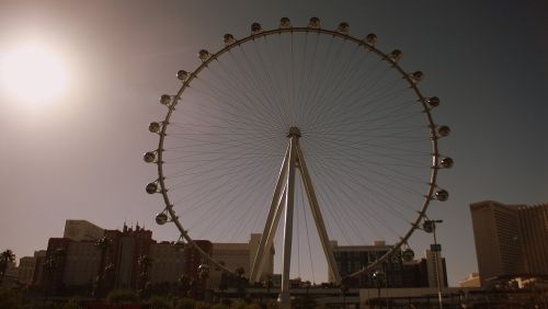 Aukštasis Ritės, Las Vegasas, Usa, Nevada, Amerikietis, Ferris Ratas