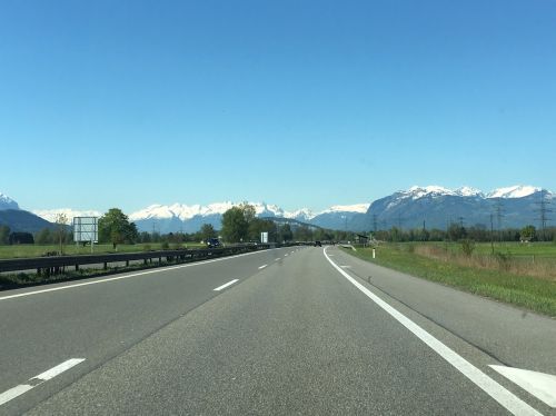 Greitkelis, Alpių, Kelias