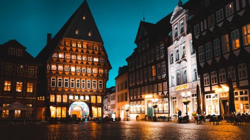 Hildesheimas, Naktis, Miestas, Vokietija