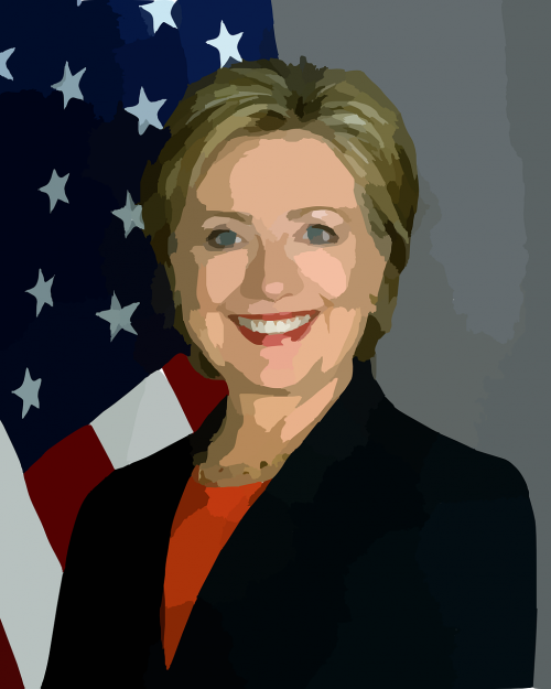 Hillary, Klintonas, Sekretorius, Valstybė, Usa, Nemokama Vektorinė Grafika