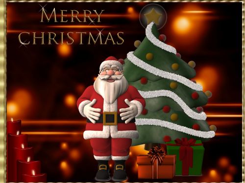 Kalėdos,  Sveikinimai,  Santa & Nbsp,  Claus,  Gaisras & Nbsp,  Medis,  Šventė,  Dovanos,  Džiaugsmas,  1346 Fonas