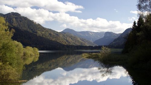 Kardu, Faistenau, Ežeras, Vanduo, Austria, Salzburger Land, Ežeras, Skaidrus Vanduo