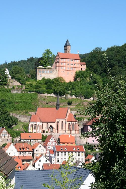 Hirschhorn, Neckar, Pilis