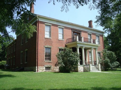 Andersonas Namas,  Civilinis Karas,  1800 M .,  Namas,  Ligoninė,  Missouri,  Leksingtonas,  Mūšis,  Istorinis Andersono Namas