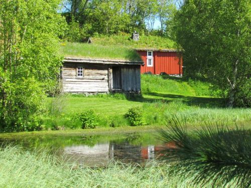 Norvegija,  Senos & Nbsp,  Pastatai,  Gamta,  Muziejus,  Sverresborg,  Gražus,  Istorinis Momentas