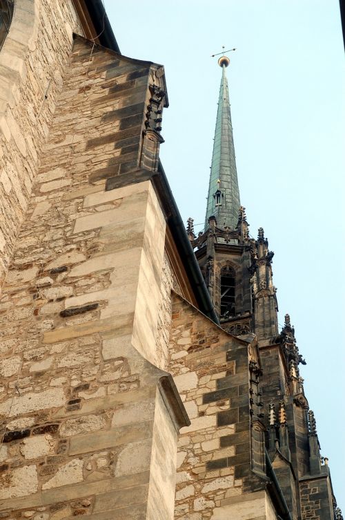 Istorija, Paminklas, Katedra, Bokštas, Akmuo, Brno Čekijos Respublika