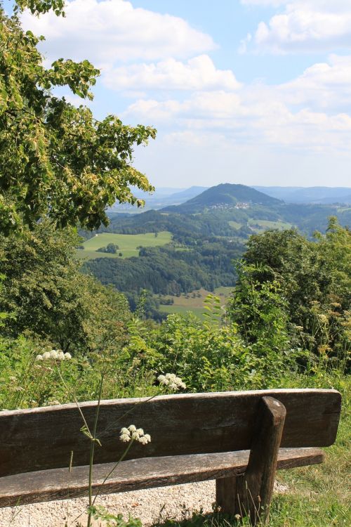 Hohenstaufen, Kraštovaizdis, Vienatvė, Swabian Alb, Gamta, Vaizdas, Göppingen, Medžiai, Kalnas