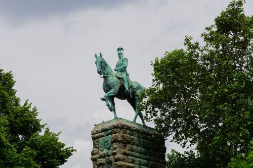 Hohenzollern Tiltas, Reiter, Arklys, Važiuoti, Aukštis, Žalias, Kelnas, Orientyras, Paminklas, Kaiser Friedrich 3, Prūsija, Centrinė Stotis