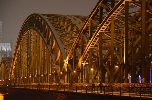 Hohenzollern Tiltas, Kelnas, Geležinkelio Tiltas
