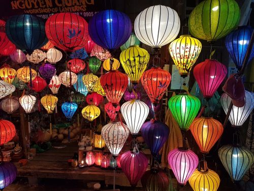 Hoi An, Vietnamas, Naktinė Parduotuvė