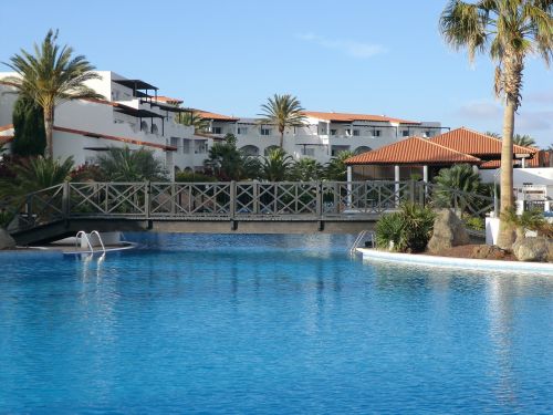 Šventė, Fuerteventura, Ispanija, Kanarų Salos, Vasara, Augalas, Viešbutis, Laisvalaikis, Plaukiojimo Baseinas