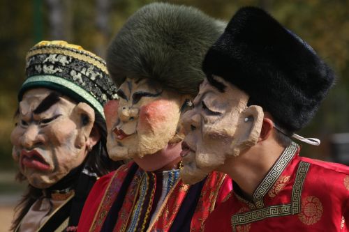 Kaukė, Nacionalinis, Šventė, Festivalis, Tradicijos, Žmonės, Uždaras Veidas