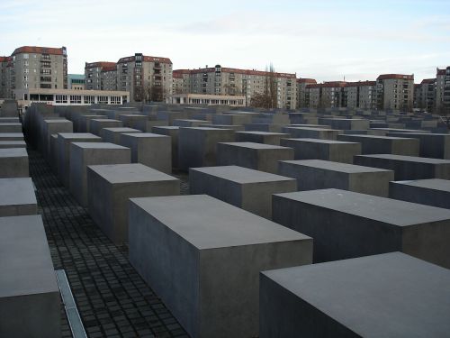 Holokaustas, Paminklas, Berlynas, Betonas, Orientyras, Vokietija, Genocidas