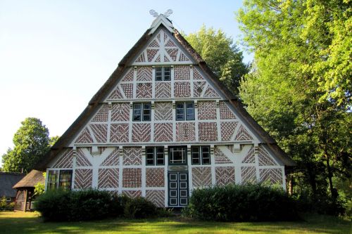 Namai, Fachwerkhaus, Sodyba, Senoji Šalis, Vaisių Auginimo Plotas, Elbe