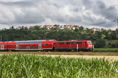 Namai,  Traukinys,  Dangus,  Pobūdį,  Debesys,  Atmosfera