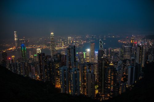 Honkongas, Naktis, Viktorijos Smailė