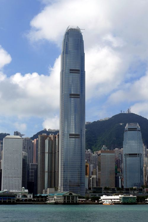 Honkongas, Kinija, Dangoraižis, Asija, Didelis Miestas, Panorama, Architektūra, Stiklas, Langas, Šiuolaikiška, Kalnas