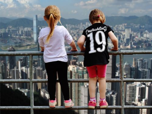 Honkongas, Vaizdas, Mergaitė, Tvora Drąsus, Gorge, Apsvaiginimo, Nėra Aukštumų Baimės