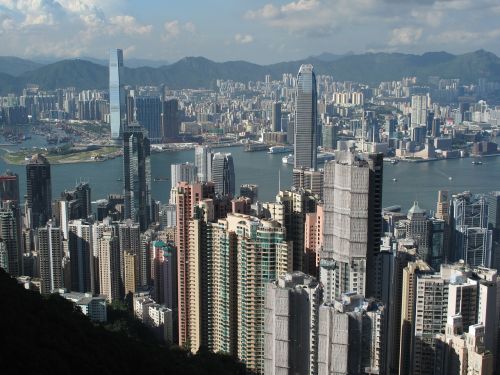 Honkongas, Užsakytas, Dangoraižiai, Miestas, Miesto Vaizdas, Struktūros, Panorama