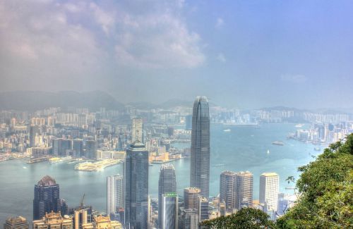 Honkongas, Kinija, Pastatai, Dangoraižiai, Metropole, Aukštas Pakyla, Miestas, Miesto Panorama, Panorama