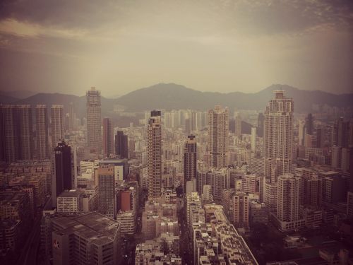 Honkongas, Pastatai, Architektūra, Miestas, Bokštai, Dangoraižiai, Aukštas Pakyla, Antena, Miesto