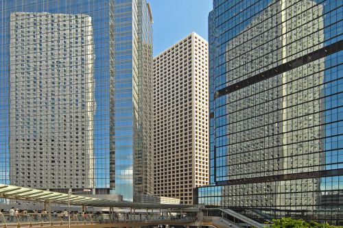 Honkongas,  Dangoraižiai,  Veidrodis,  Architektūra