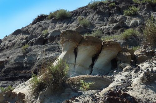 Kraštovaizdis,  Hoodoos,  Badlands,  Hoodoos Drumheller