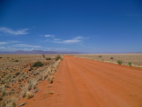 Horizontas, Begalinis, Kelias, Atstumas, Dykuma, Vienatvė, Kelionė, Afrika, Sausra, Platus, Namibija
