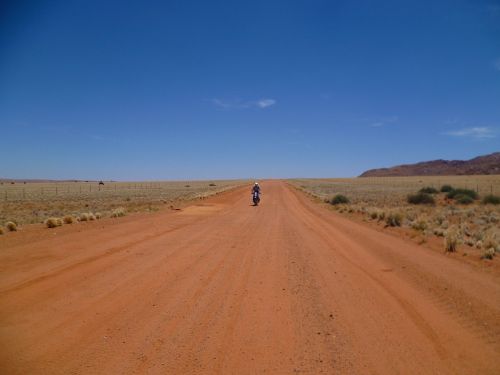 Horizontas, Begalinis, Kelias, Atstumas, Dykuma, Vienatvė, Kelionė, Afrika, Sausra, Platus, Motociklas, Sausas, Namibija