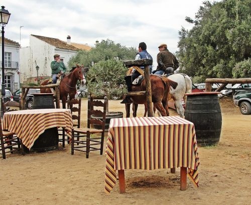 Arkliai, Rasa, Tavern, Huelva, Ūkis, Kaimas, Po Atviru Dangumi