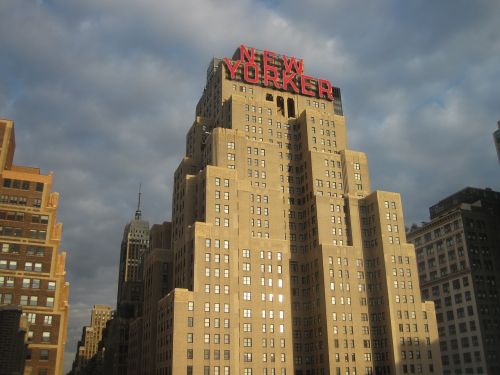 Viešbutis, Naujas Yorker, Niujorkas, Miesto, Midtown, Bokštas, Art Deco