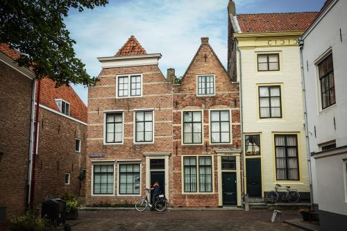 Namas, Nyderlandai, Architektūra, Middelburg, Dviratis, Veiksnys
