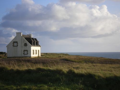 Namas, Brittany, Dangus, Jūra