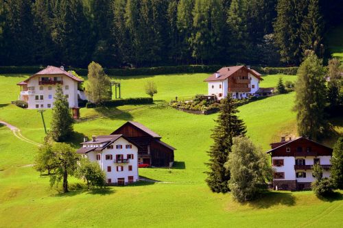 Namas, Prato, Kalnas, Žalias, Gamta, Namai, Ramybė, Kalnai