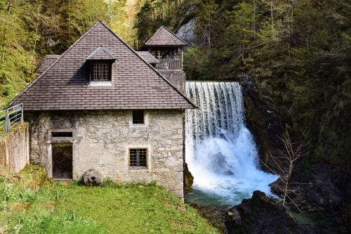 Namas, Upė, Teka, Krioklys, Gamta, Alpės, Austria