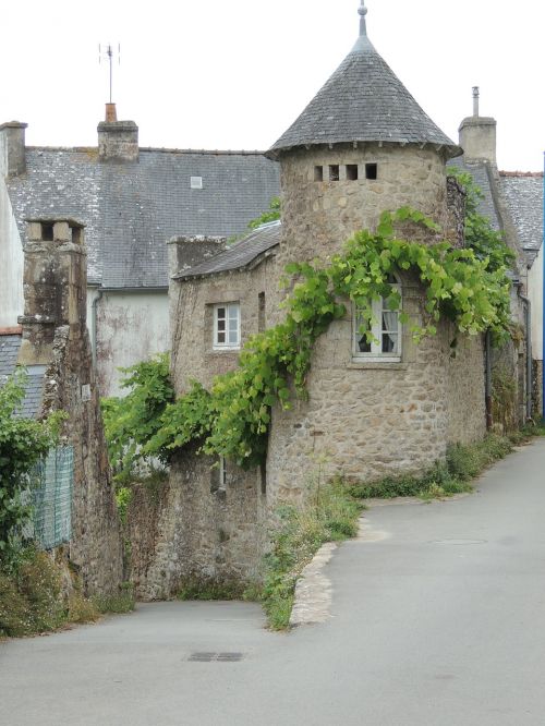 Namas, Brittany, Morbihan, Ile Aux Moines, Akmenys