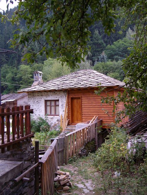 Namas, Kaimas, Bulgarija, Shiroka Laka, Pastatas, Namai, Turizmas, Senas, Tradicinis
